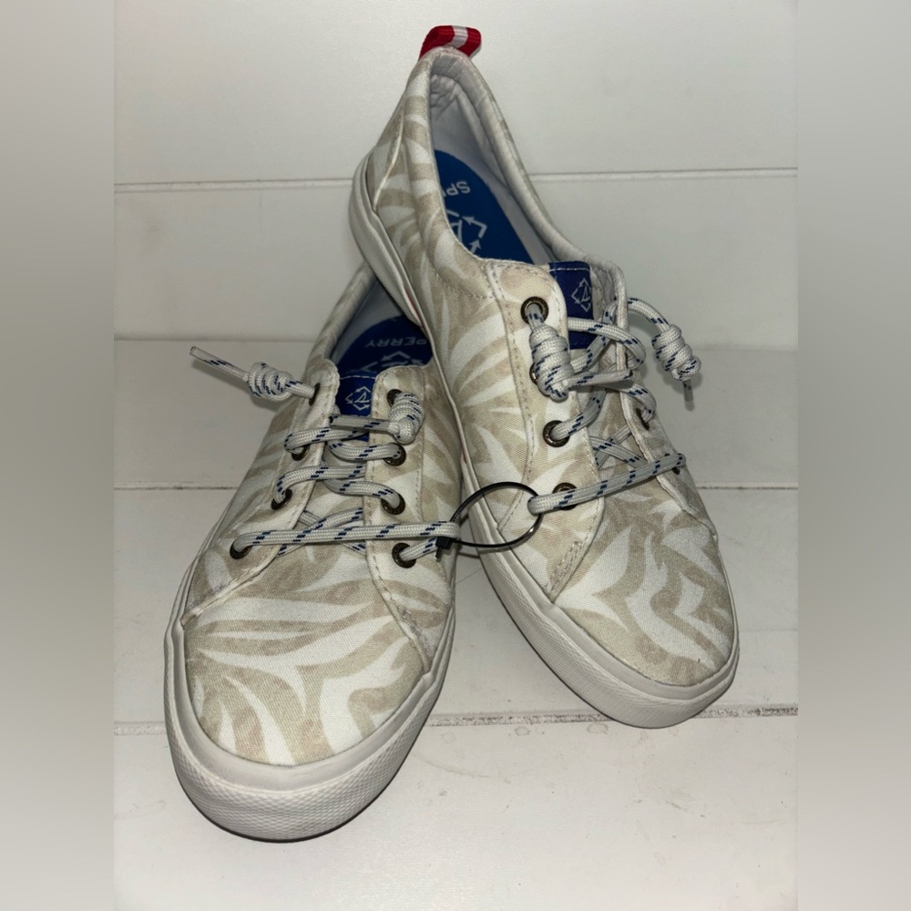 Sperry Top Sider Canvas Sneaker Womens 8